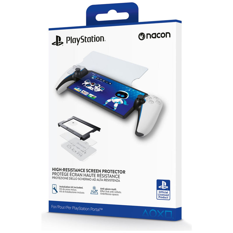 Nacon tempered glass screen protector for PlayStation Portal (British brand)