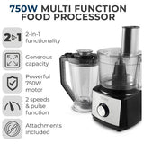Tower T18008BLK food processor 2L bowl (British brand)