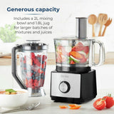 Tower T18008BLK food processor 2L bowl (British brand)