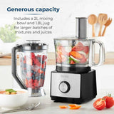 Tower T18008BLK food processor 2L bowl (British brand)