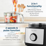 Tower T18008BLK food processor 2L bowl (British brand)