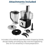 Tower T18008BLK food processor 2L bowl (British brand)