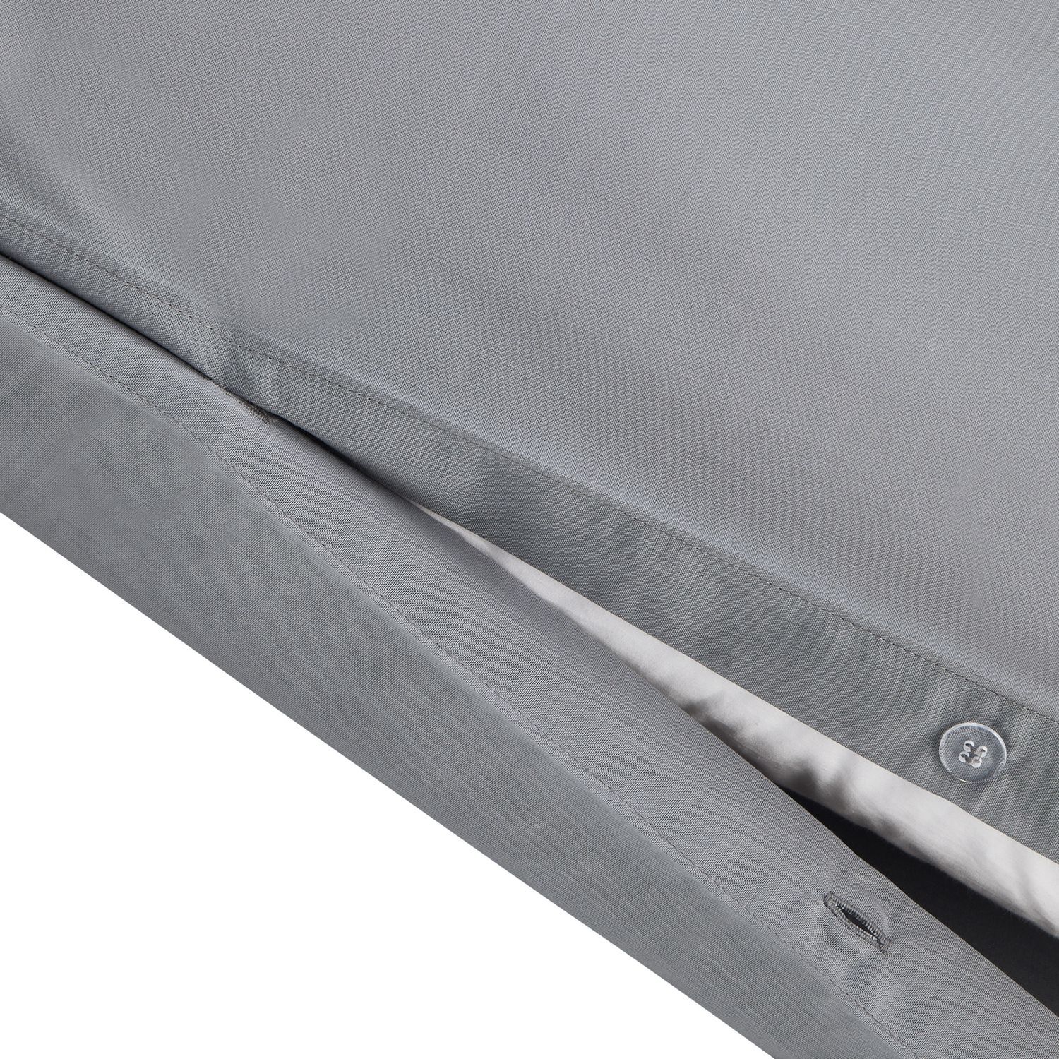 Habitat Easycare Plain Grey Bundle Bedding Set - Double