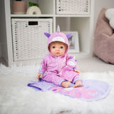 Tiny Treasures Sleepy Unicorn Set reborn doll 44cm, UK version