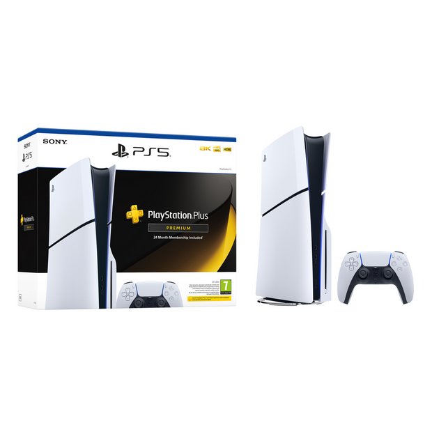 PlayStation 5 console bundle with PS Plus Premium, UK version