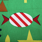 Habitat festive icons tablecloth green L180x140cm, imported from the UK