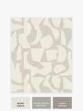 Soft Minimal geometric wallpaper A4 sample (British brand)