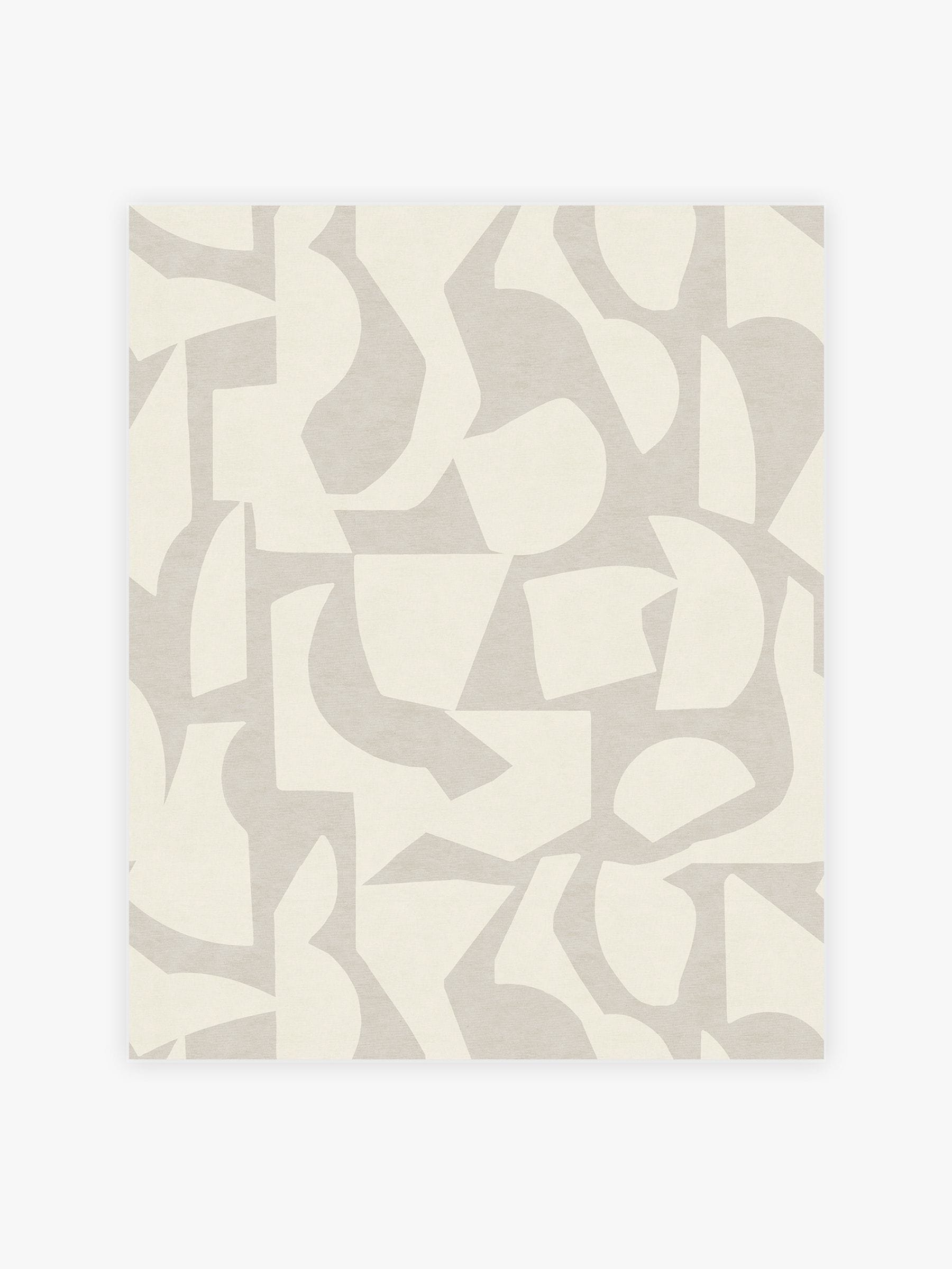 Soft Minimal geometric wallpaper A4 sample (British brand)
