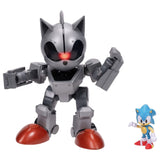 JAKKS Pacific Mecha Sonic action figure 25cm with small Sonic figure, imported from the UK