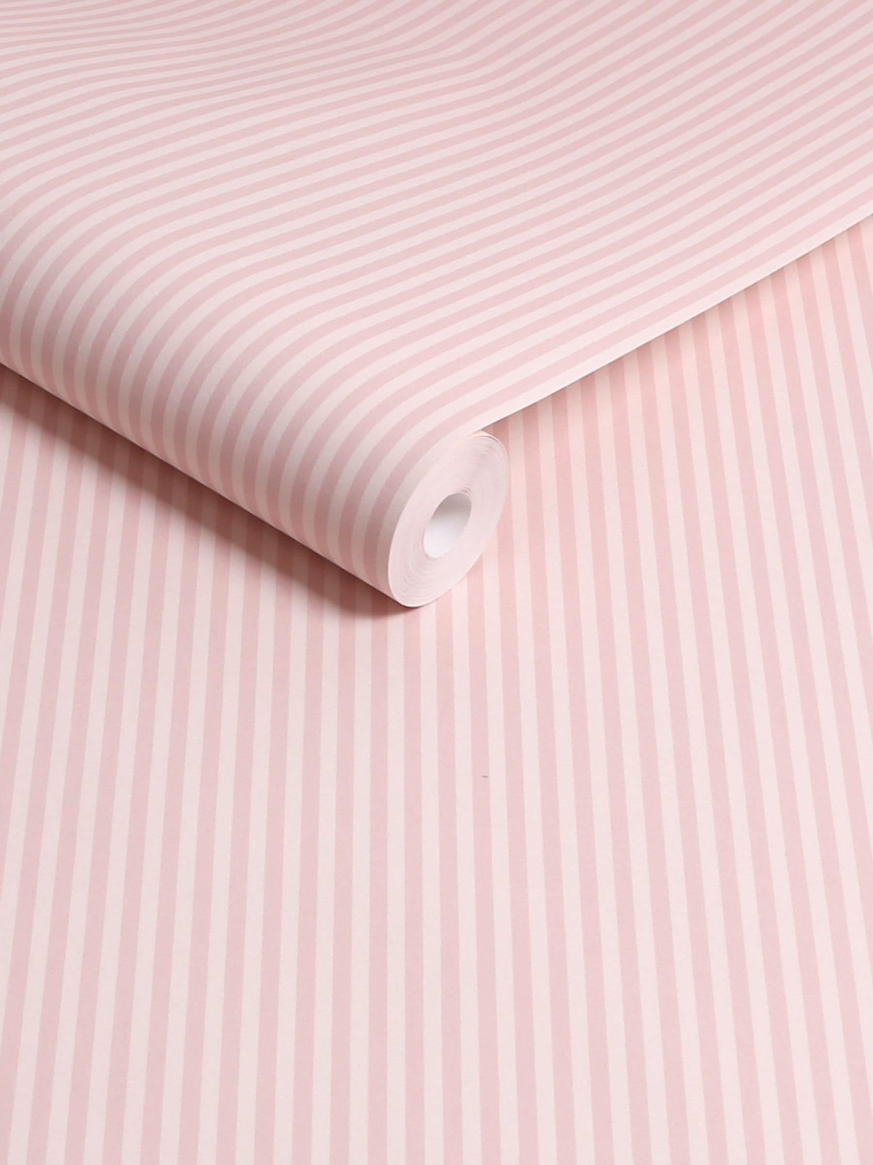 Pink Calm Stripe A4 wallpaper sample, imported from the UK