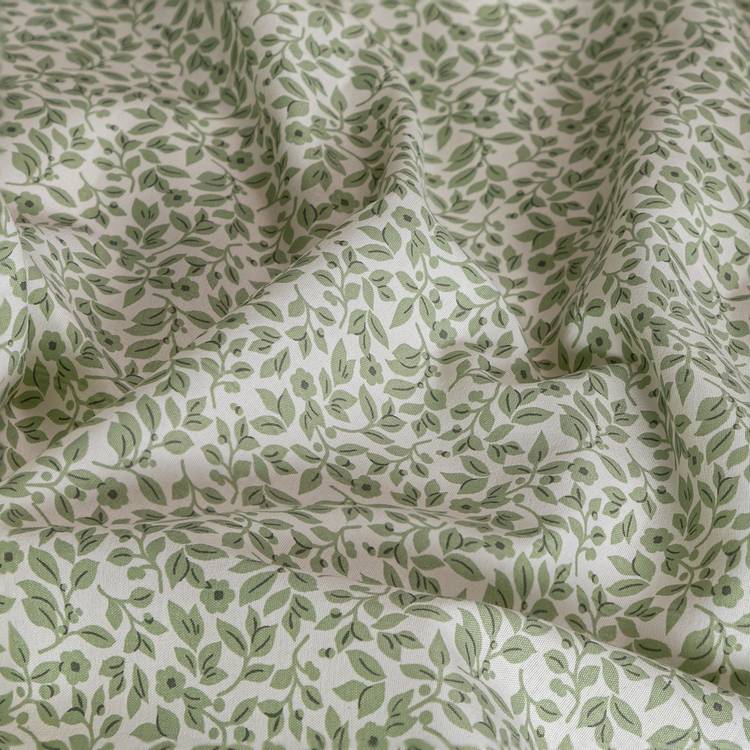 Argos Home soft green floral bedding set single, imported from the UK
