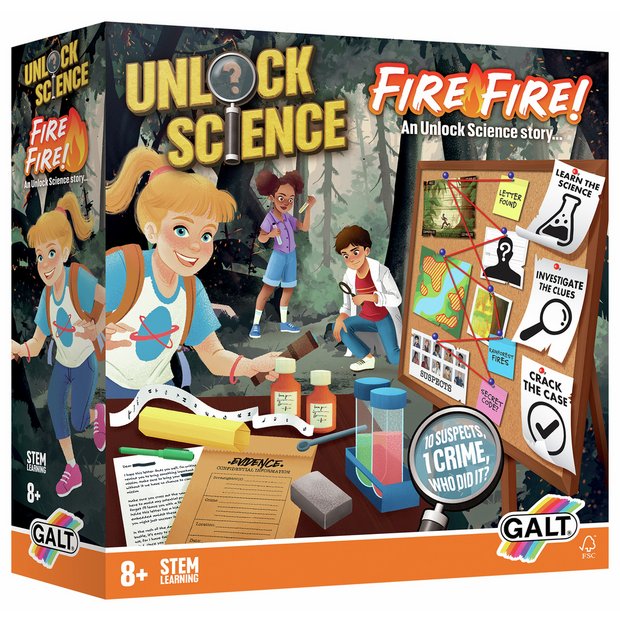 Galt STEM Unlock Science mystery game (British brand)
