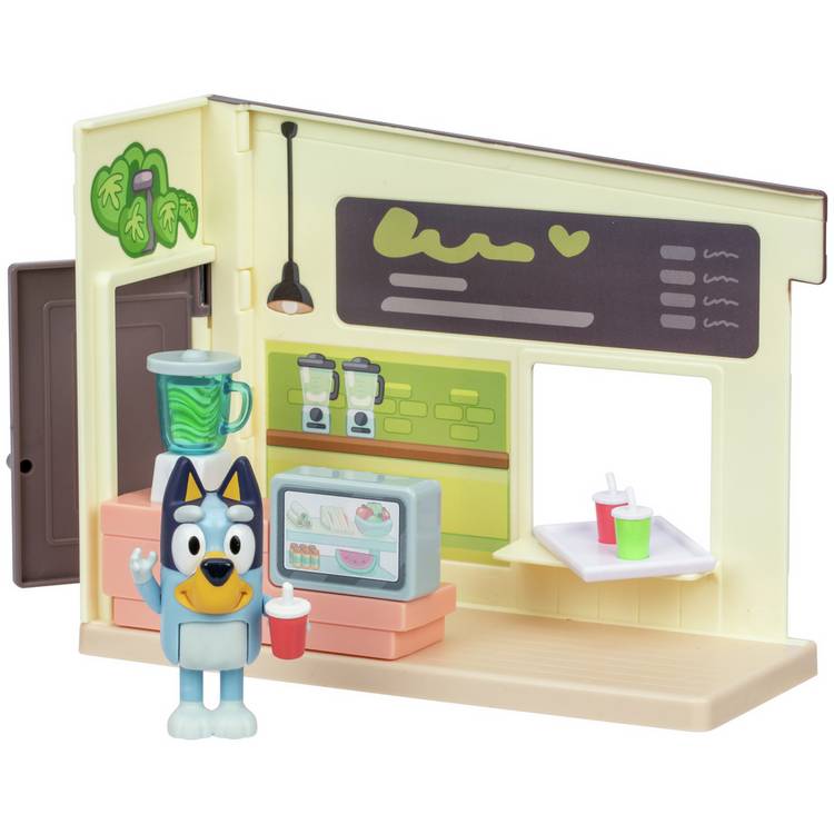 Bluey Mini Juice Bar playset toy - British product