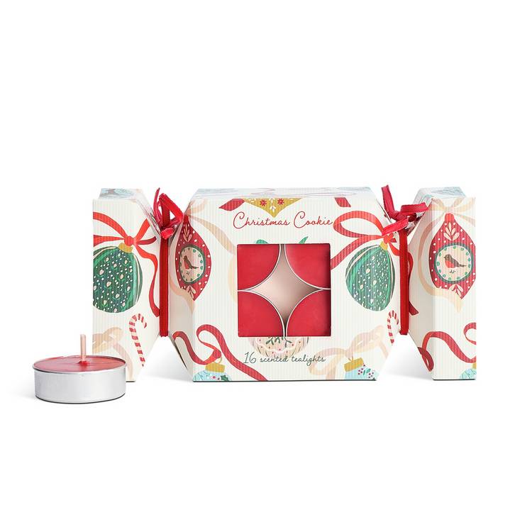 Argos Home Christmas Cookie tealights pack of 16 (British brand)