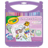 Crayola Pastel Colour Create Case Supertip markers paper (British brand)
