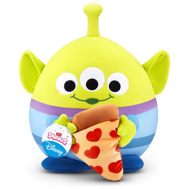 Snackles Disney Alien with pizza soft toy 14 inch, imported from the UK