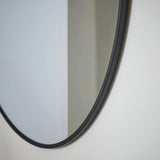 Habitat black round wall mirror 50x50cm, imported from the UK