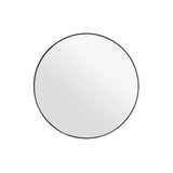 Habitat black round wall mirror 50x50cm, imported from the UK