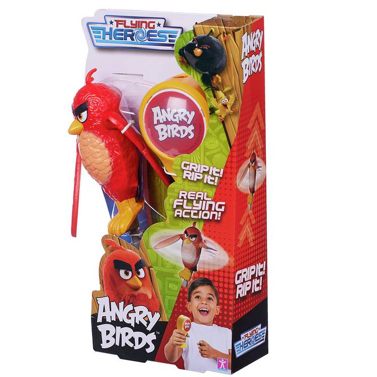 Flying Heroes Angry Birds Red action figure 30cm, imported from the UK