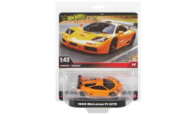 Hot Wheels Premium 1:43RD McLaren F1 GTR toy car GOODS Argos