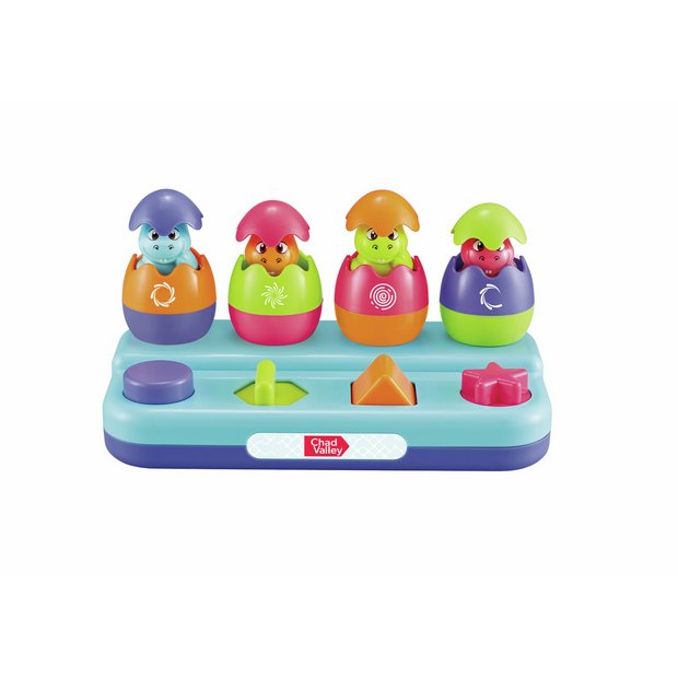 Chad Valley pop up surprise dino eggs toddler toy (British brand)