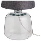 Argos Home Cabras glass table lamp charcoal - British product
