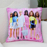 Barbie printed cushion 40x40cm, UK version