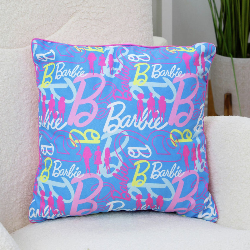 Barbie printed cushion 40x40cm, UK version