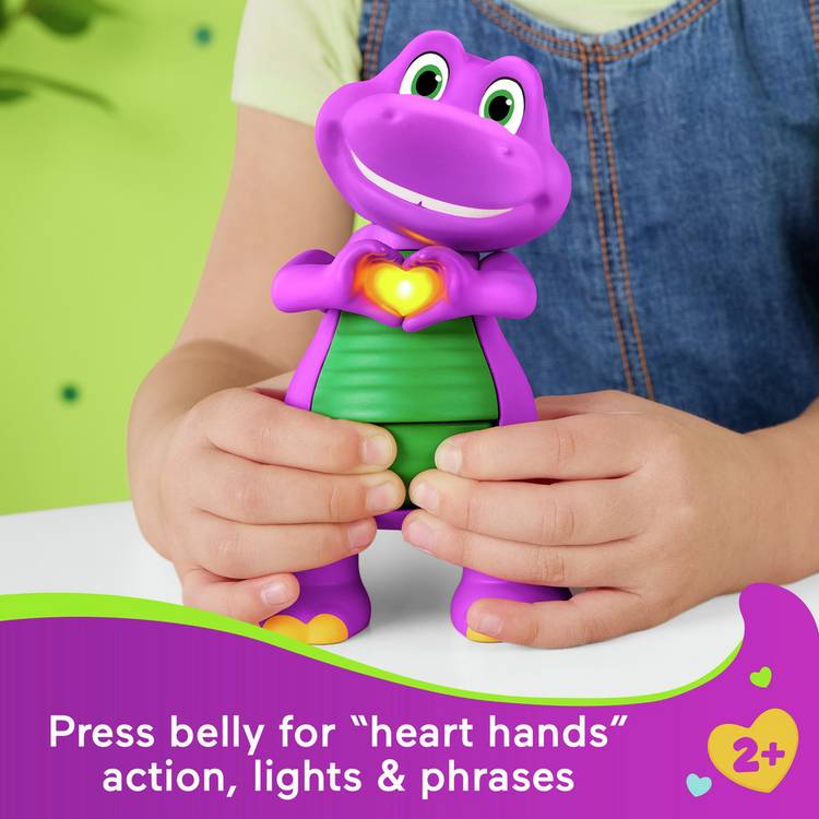 Fisher-Price Barney Heart Hands musical toy 19 cm (British brand)