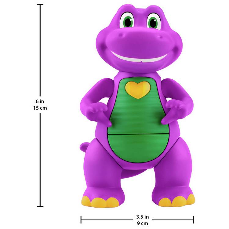 Fisher-Price Barney Heart Hands musical toy 19 cm (British brand)