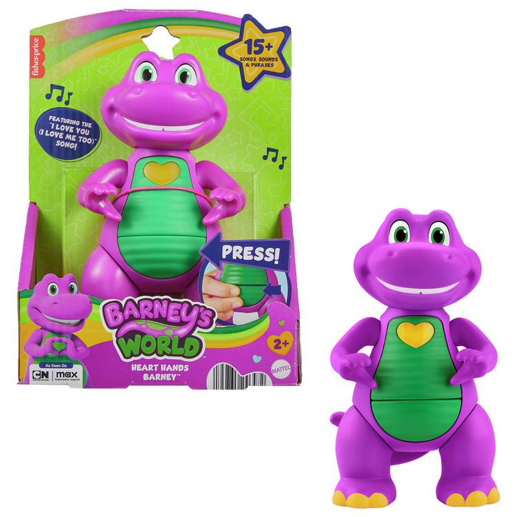 Fisher-Price Barney Heart Hands musical toy 19 cm (British brand)
