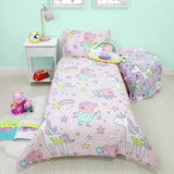 Peppa Pig toddler bedding set pink reversible (British brand)