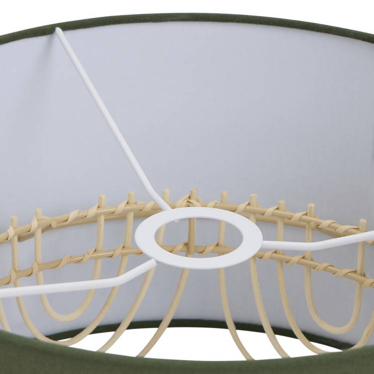 Habitat olive scallop easy fit lampshade 35cm, imported from the UK