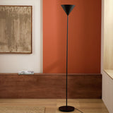 Argos Home Cone Uplighter Floor Lamp - Black