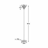 Argos Home Cone Uplighter Floor Lamp - Black