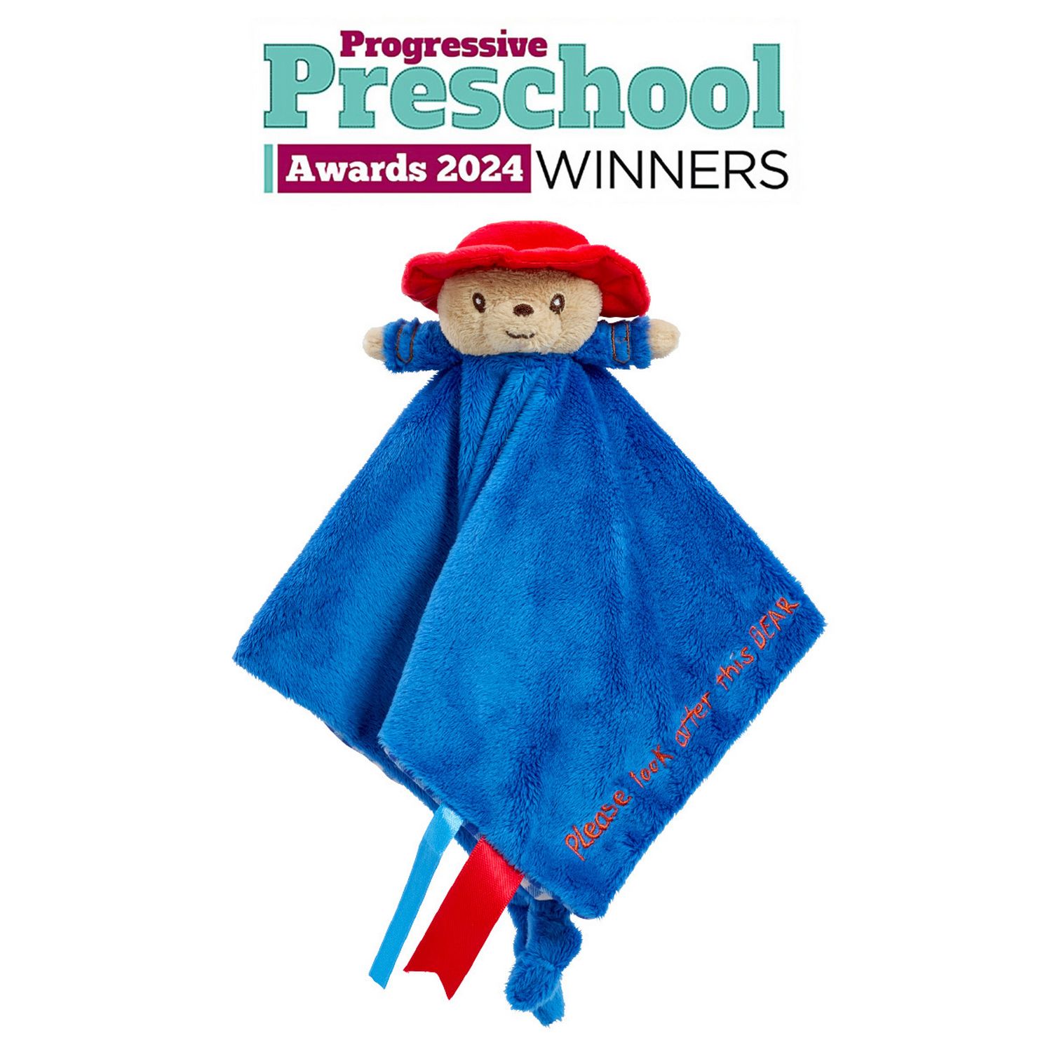 Paddington comforter bear soft toy, imported from the UK