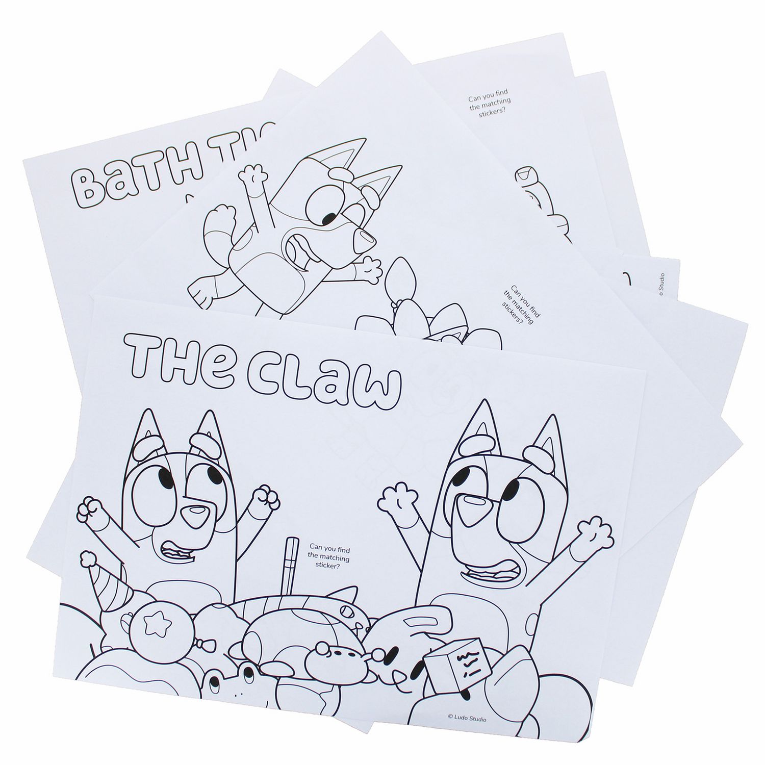 Bluey Activity Set with colouring and puzzles, UK version