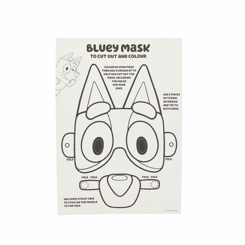 Bluey Activity Set with colouring and puzzles, UK version
