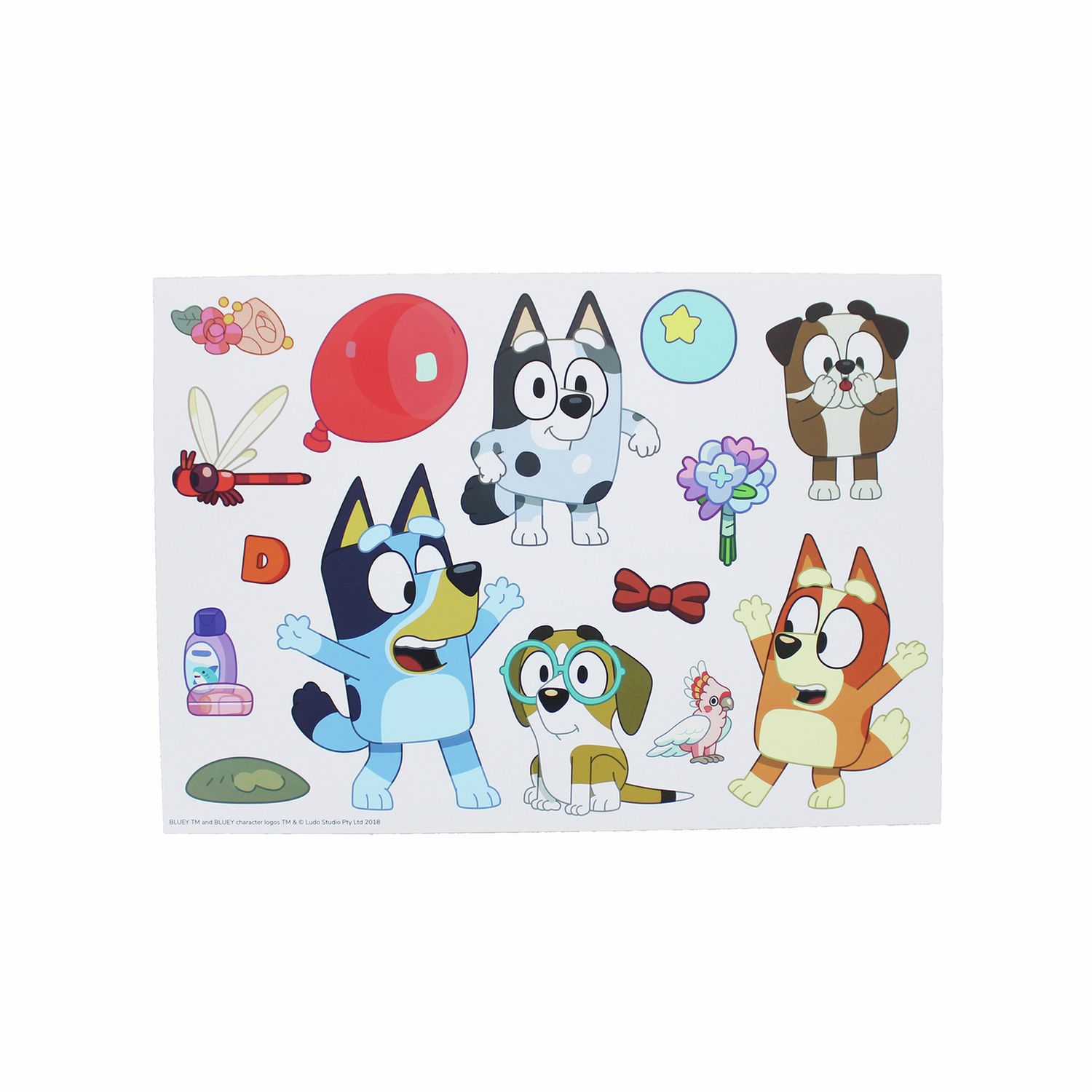 Bluey Activity Set with colouring and puzzles, UK version