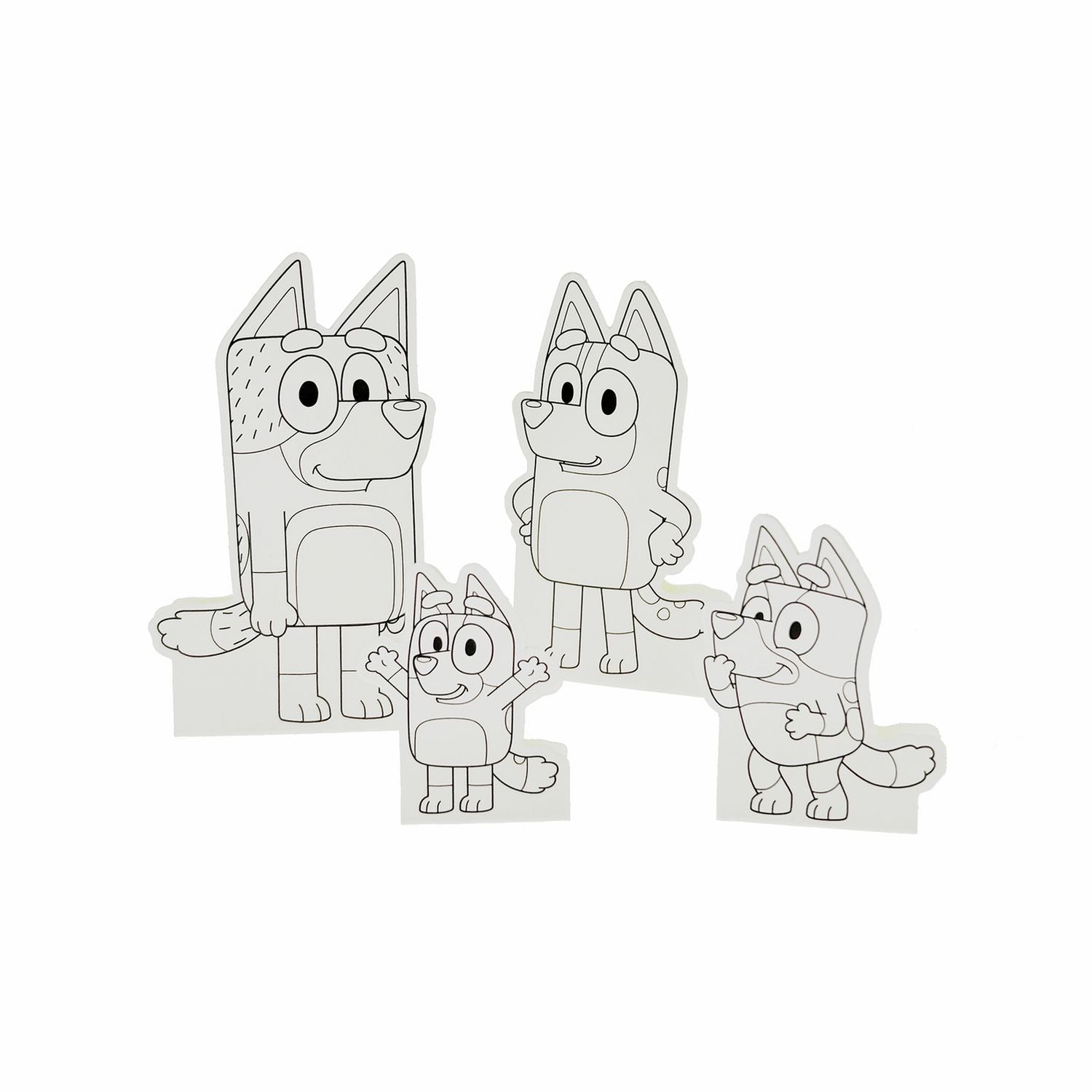 Bluey Activity Set with colouring and puzzles, UK version