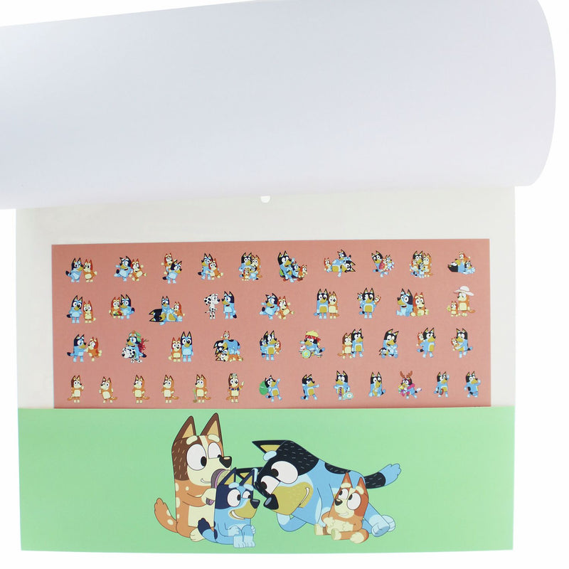 Bluey reward chart sticker sheets - British product