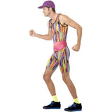 Smiffys aerobics instructor costume with bodysuit hat and bum bag - British product