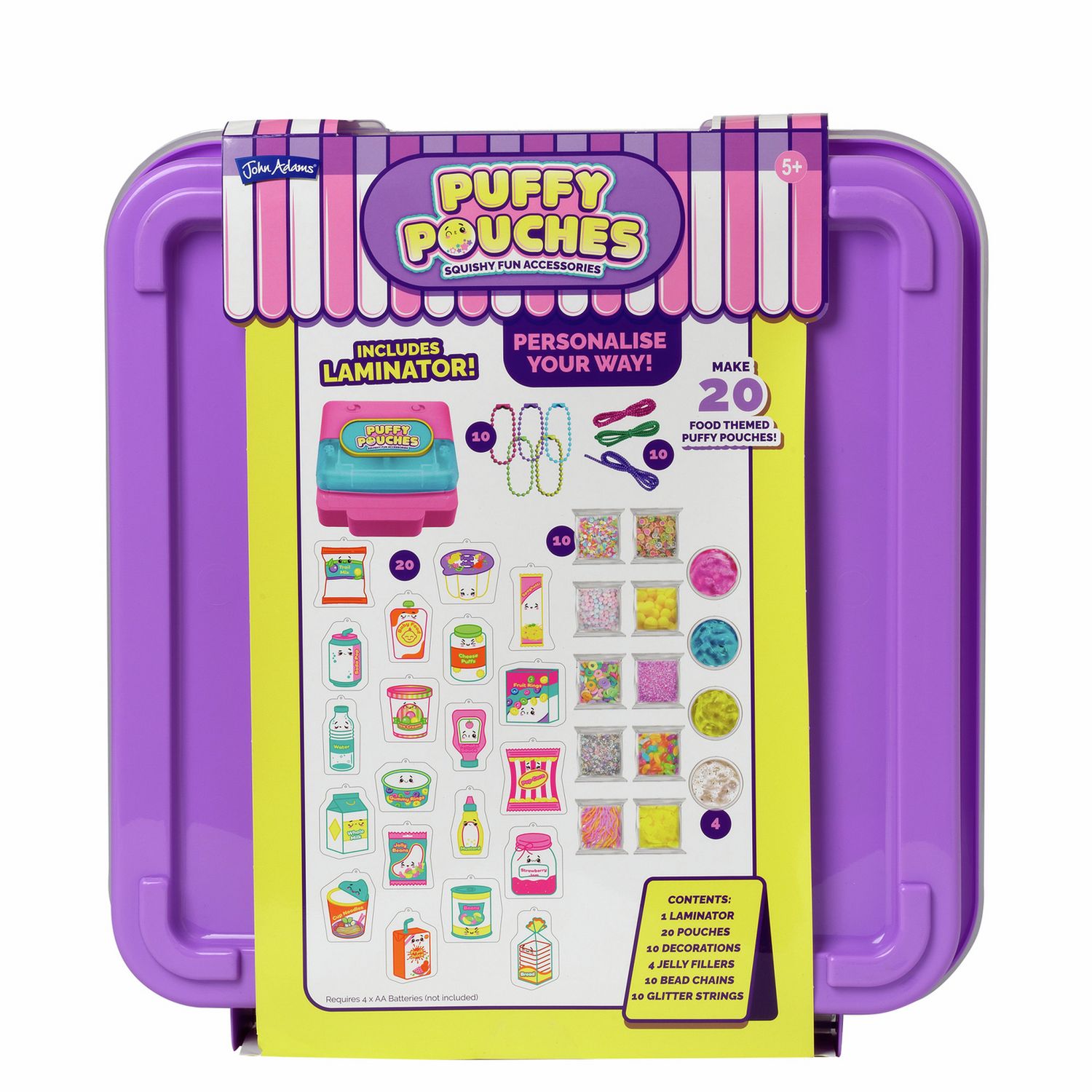 Puffy Pouches deluxe craft set 20 pouches (British brand)