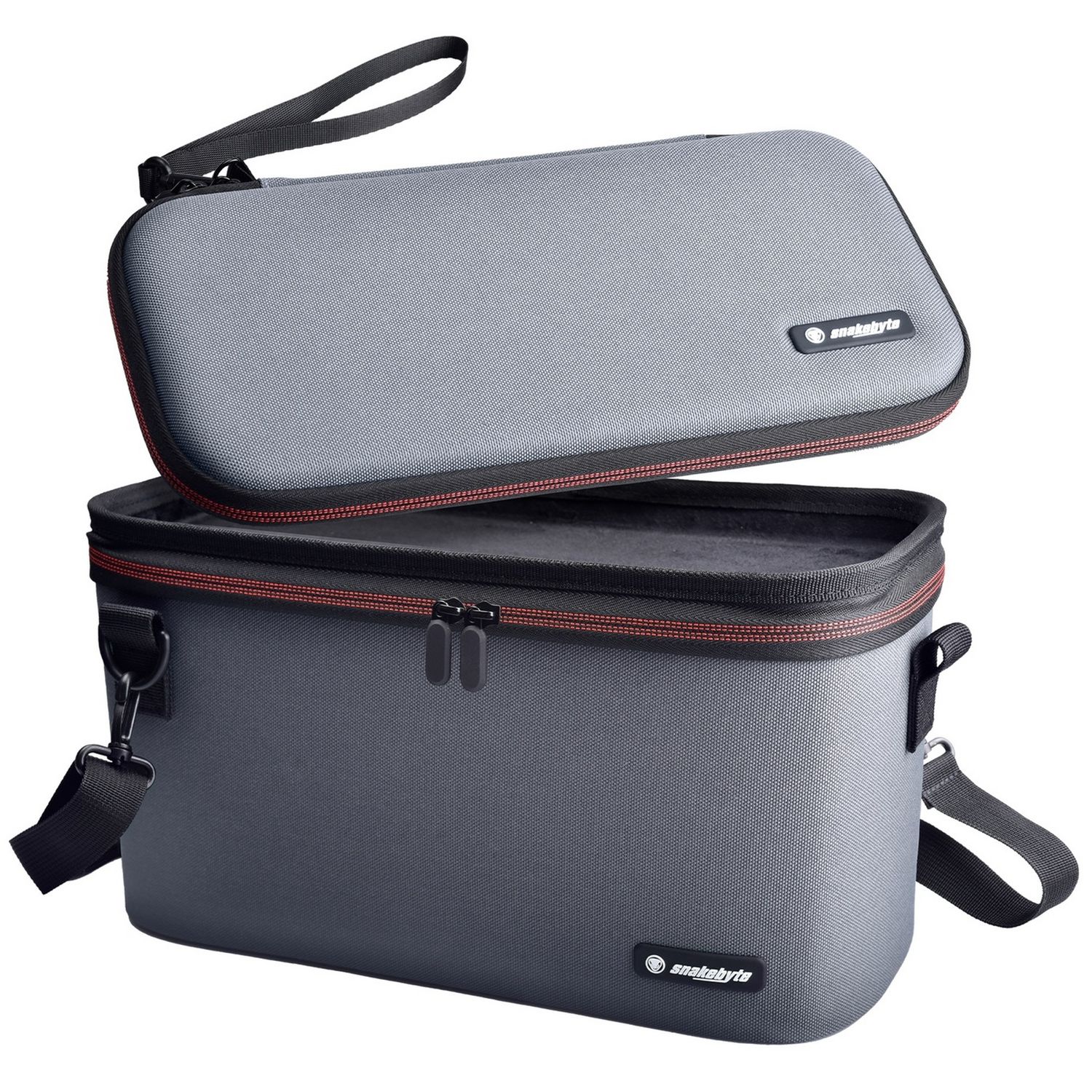 Snakebyte grey organiser case for Switch 2, imported from the UK