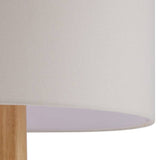 Habitat tapered wood table lamp, UK version