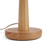 Habitat tapered wood table lamp, UK version