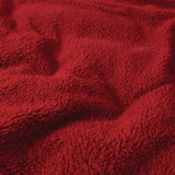 Argos Home red fleece bedding set for single beds (British brand)