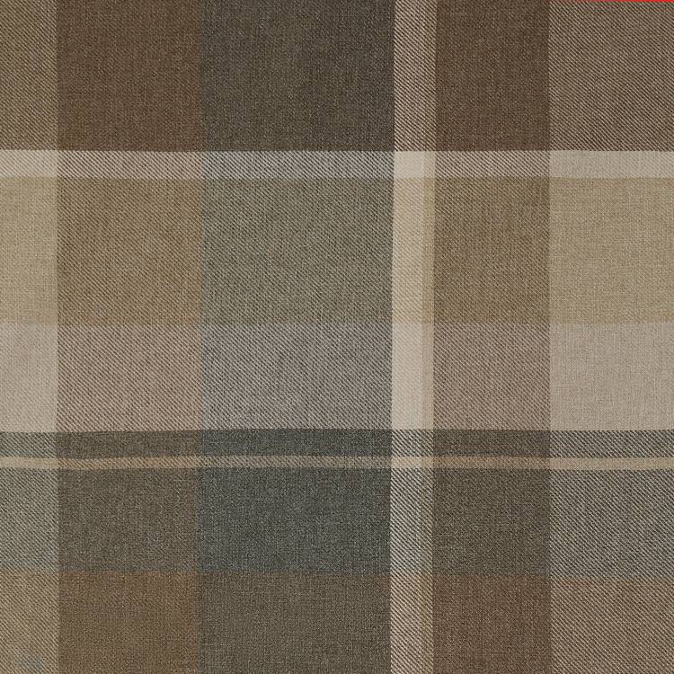 Argos Home blackout eyelet curtains neutral check 117x137cm, imported from the UK