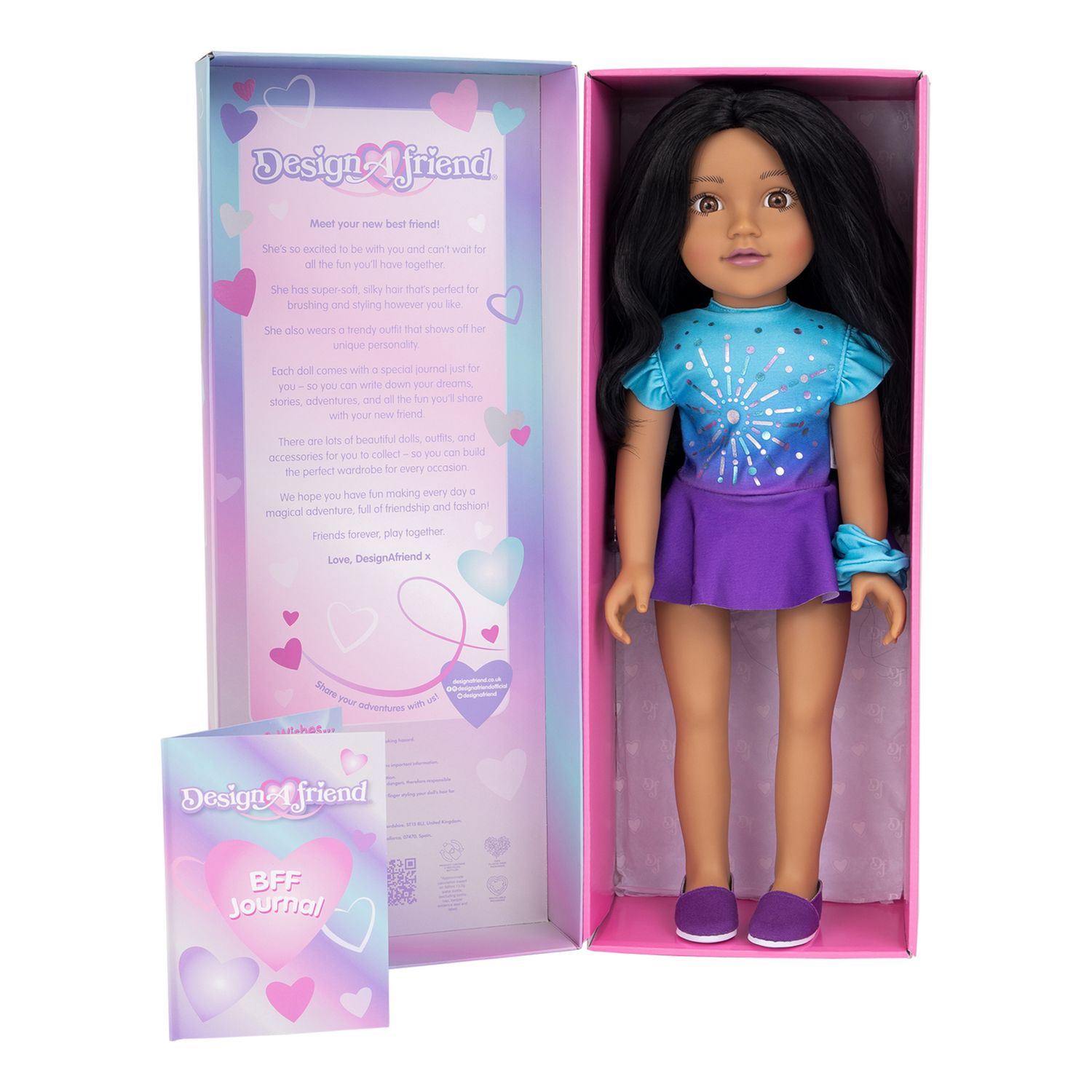DesignAfriend Bobbi gymnast doll 18 inch - British product