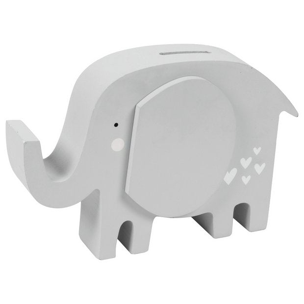 Petit Cheri baby elephant moneybox small H13.5cm, UK version